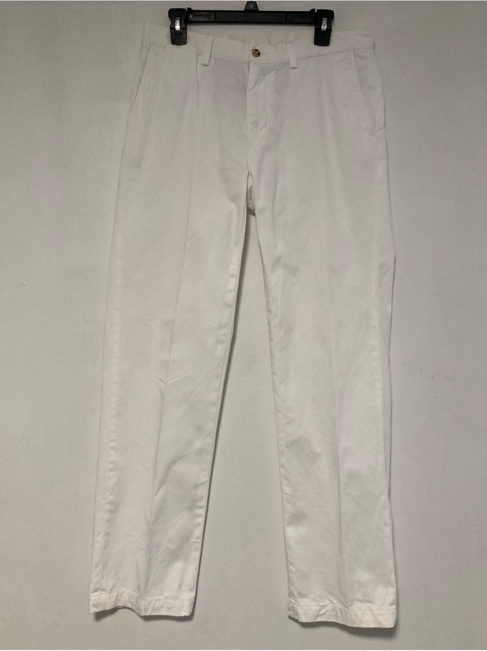 Polo Ralph Lauren Men's Classic Fit Pant 32X32 Cotton White Straigh Leg